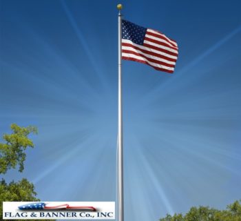 One Piece Flagpole Residential or Commercial