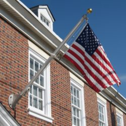 Commercial Or Residential Wall Mount Flagpole With 4'X6' Flag
