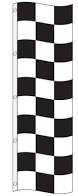 5' x 3' Checkered Race Style Vertical Flag