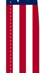 Nylon Feather Flag - Stars & Stripes 1 - 12' x 26"
